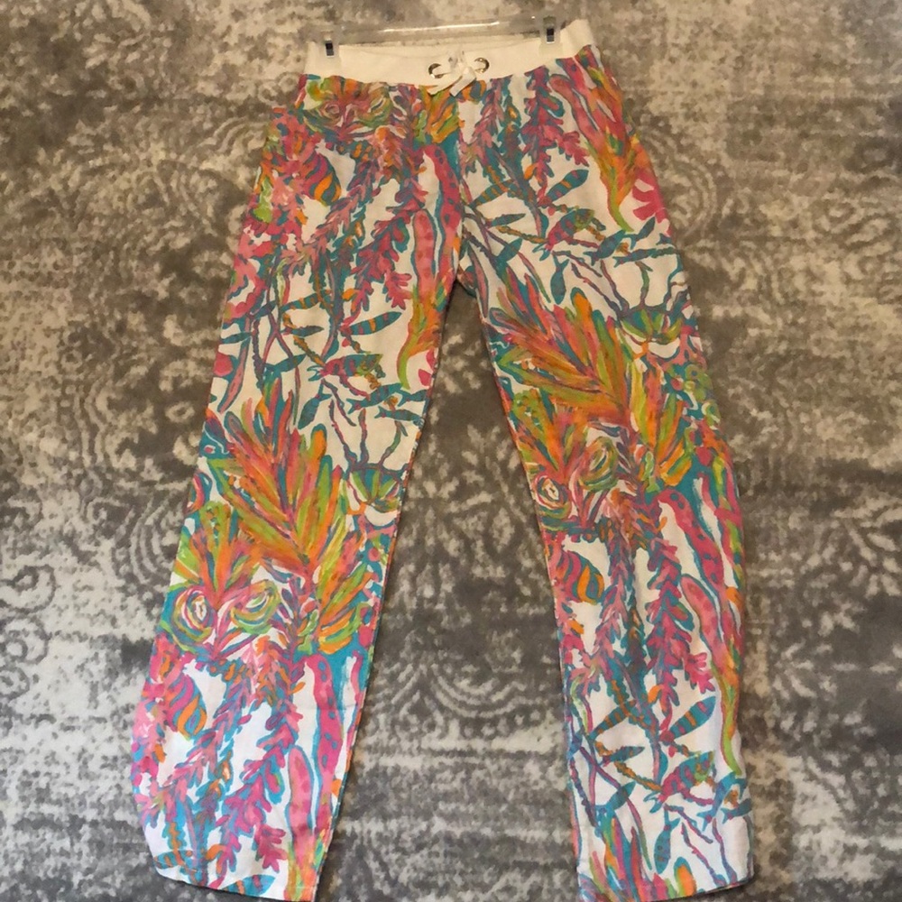 Lilly Pulitzer girls beach pant size XL 12/14